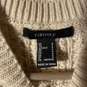 Cropped sweater vest